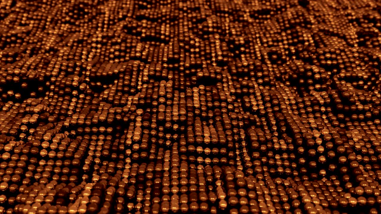 esferas abstractas 4k. antecedentes tecnológicos.