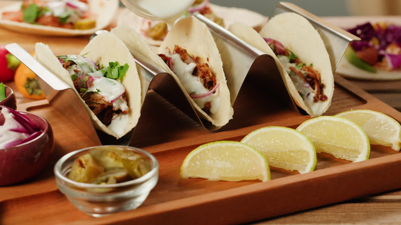 Delicious Pork Tacos with Lime