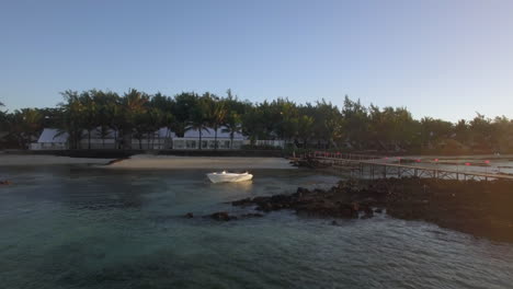 Luftaufnahme-Der-Küste-Der-Insel-Mauritius