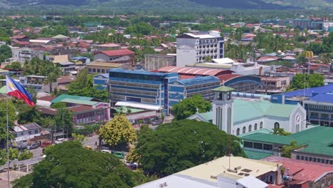 pan up reveal over butuan city mindanao philippines.