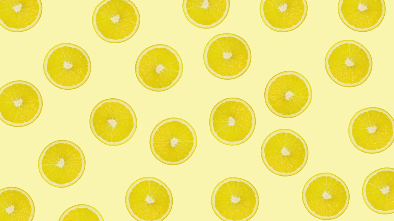 Lemon fruit motion design animation