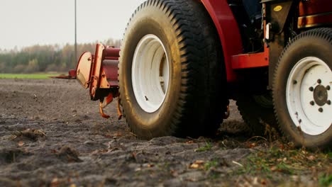 tractor plowing field