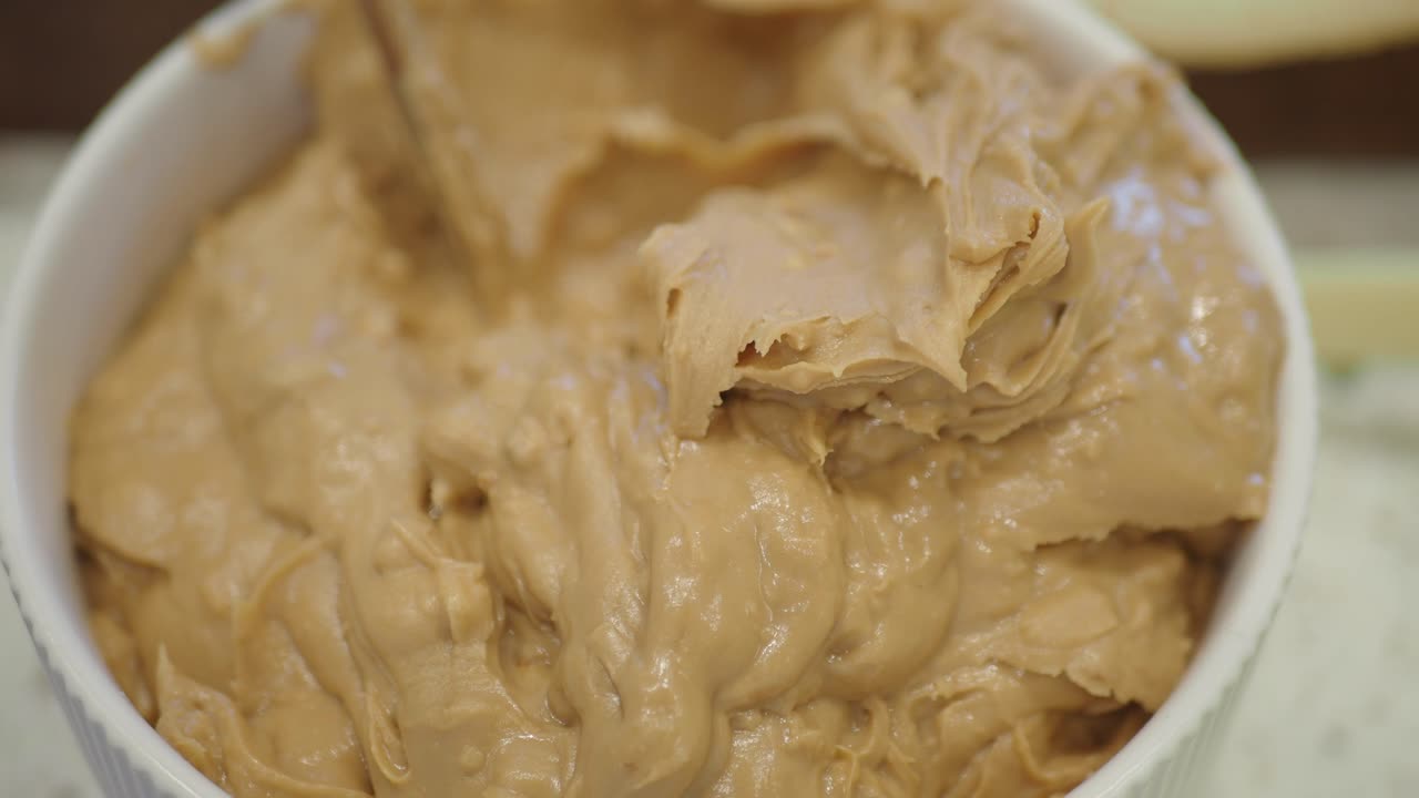 Bowl of peanut butter