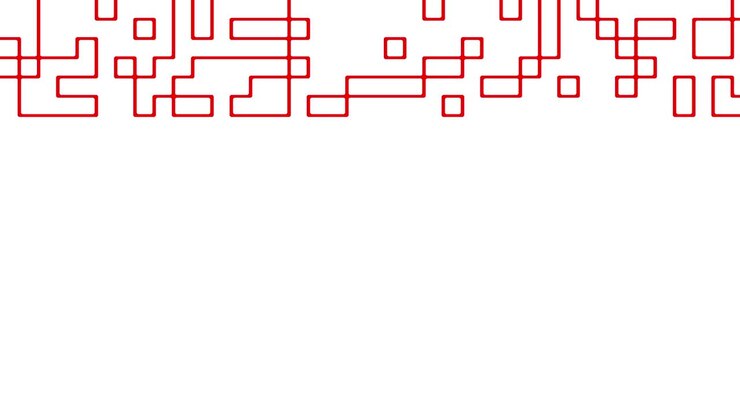 Multicolored squares sliding pattern