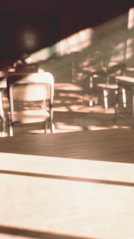 empty classroom at daytime