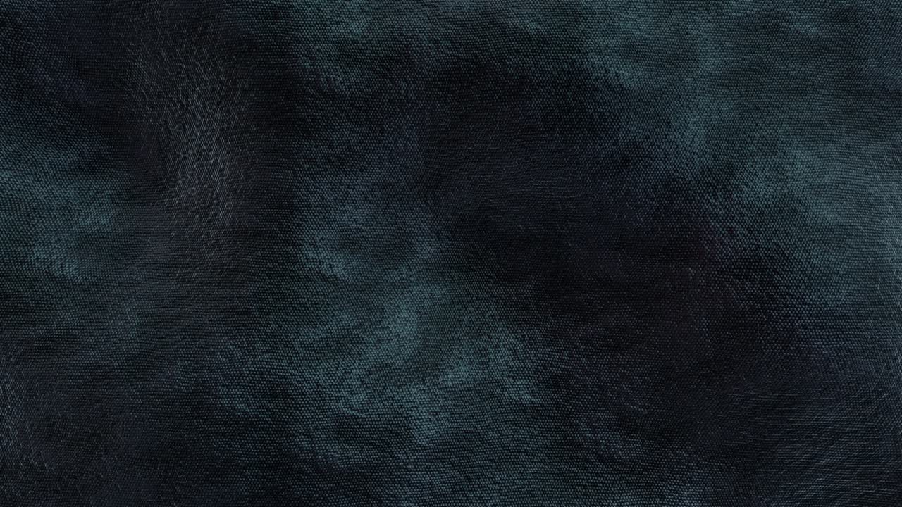 cuero bucle de textura negra, fondo de movimiento sin costuras