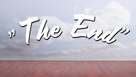 the end message for a movie