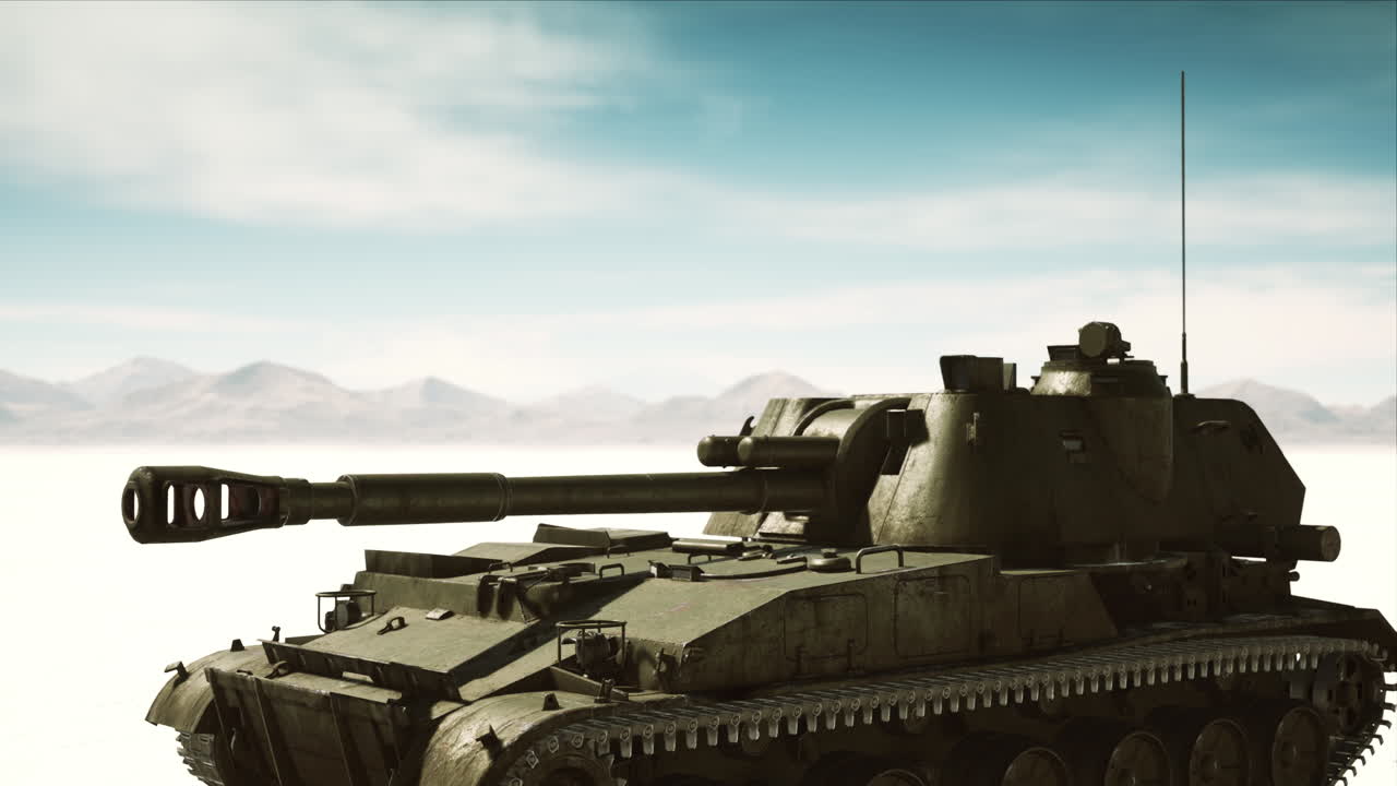 Stridsvagn i den vita öknen