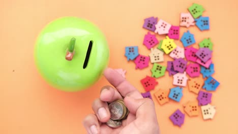 ahorrar dinero para una casa.