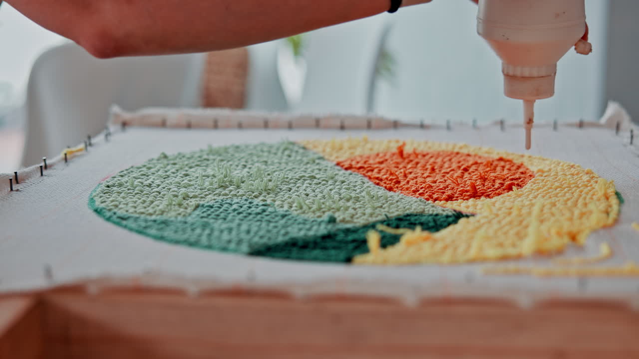 진행 중인 바늘 끝의 원형 설계