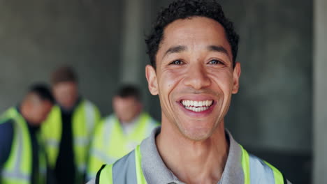 happy construction worker