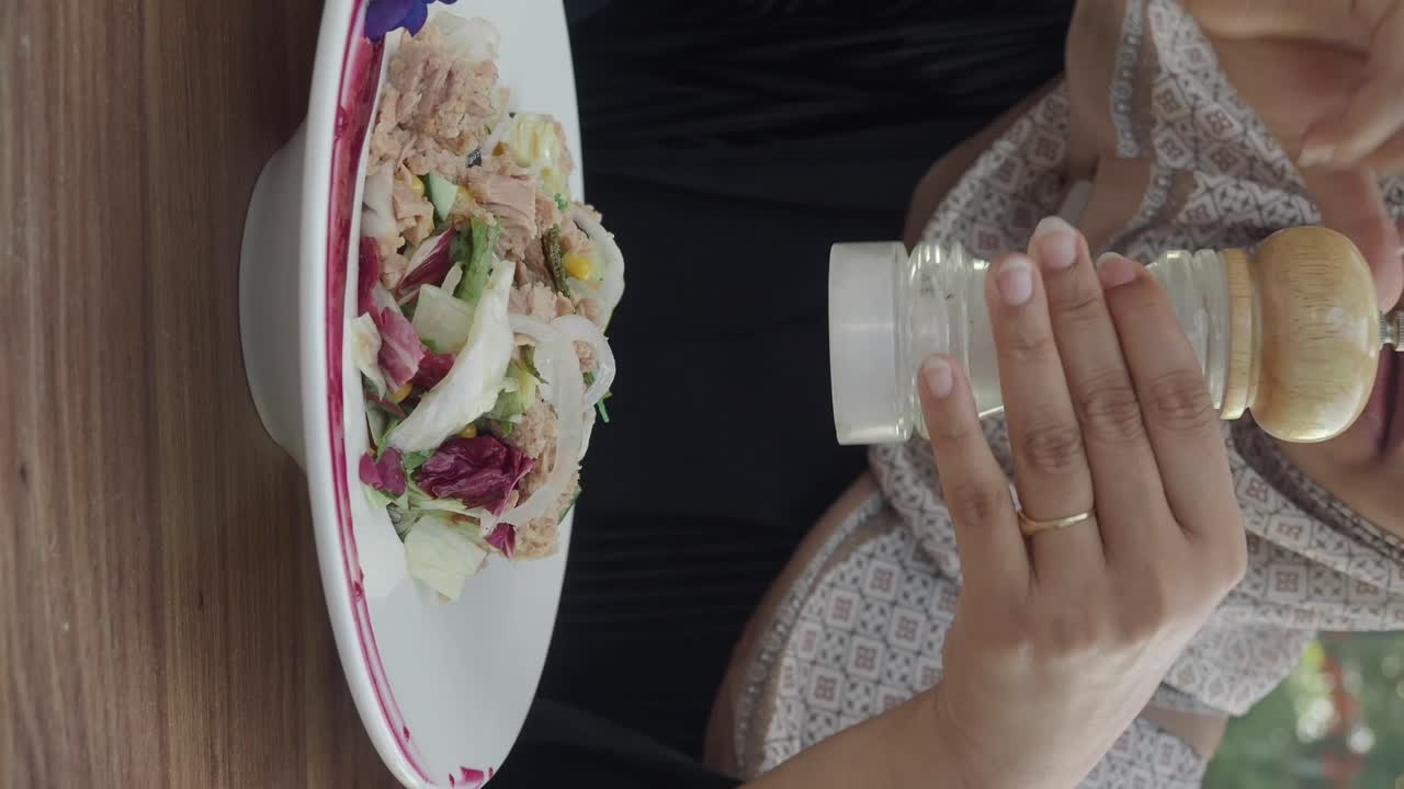 Adding Salt to Tuna Salad