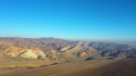 Arid-Landscape-Of-Uplistsikhe-In-Georgia-Against-Clear-Blue-Sky