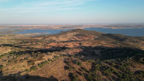 monsaraz portugal nature landscape guadiana river, south of europe geography