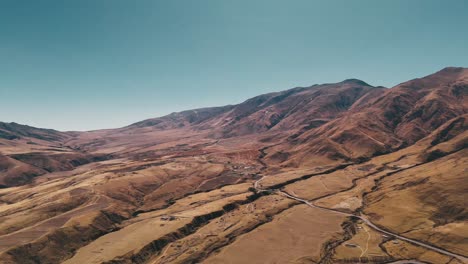 provincial route 207 winding through the towering andes mountains, in tucumán, argentina