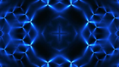 fondo fractal de neón de caleidoscopio