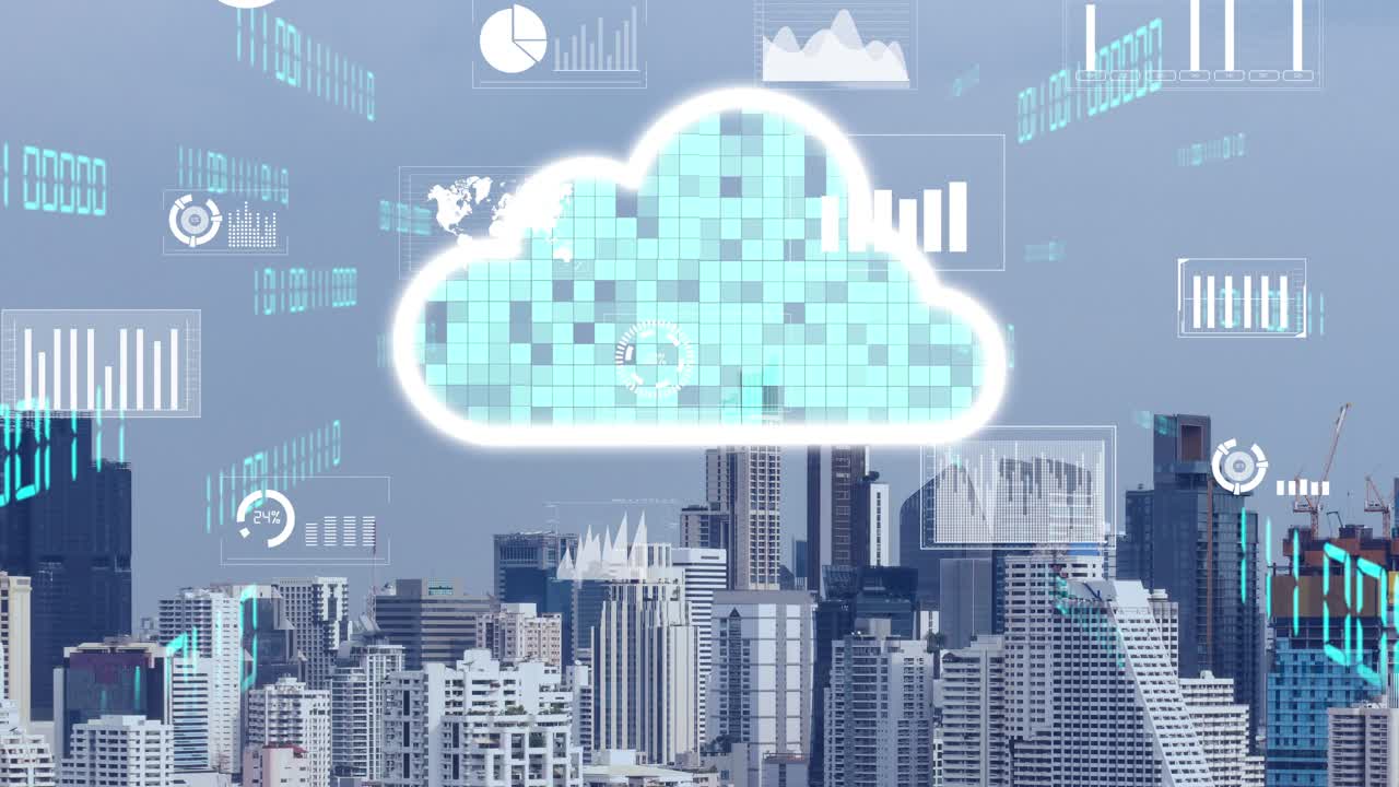 tecnología de computación en la nube y almacenamiento de datos en línea para el intercambio de datos de alteración
