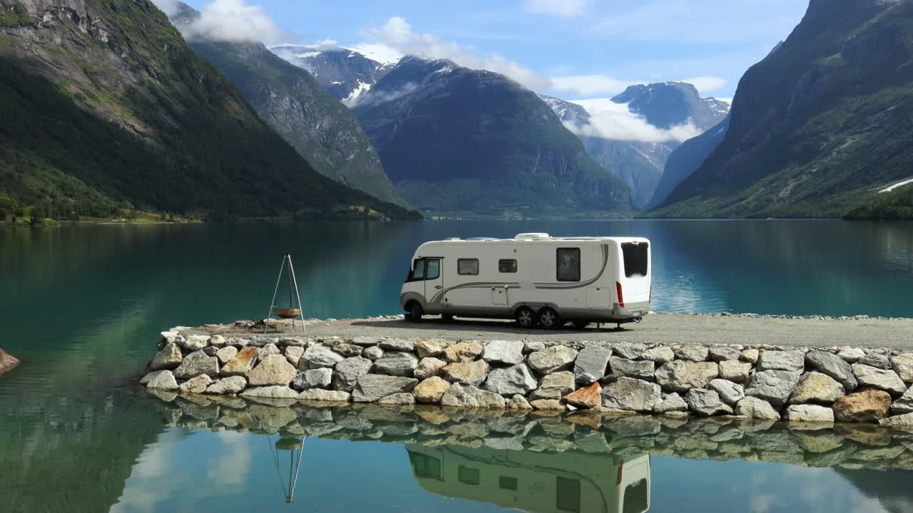 가족 휴가 여행 rv, 오토바이 휴가 여행