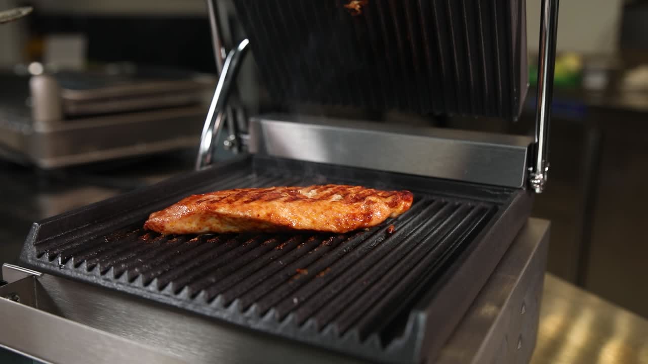 Chef Grilling Chicken Breast
