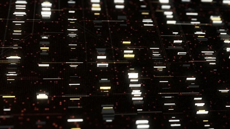 Abstract Digital Circuit Board Design