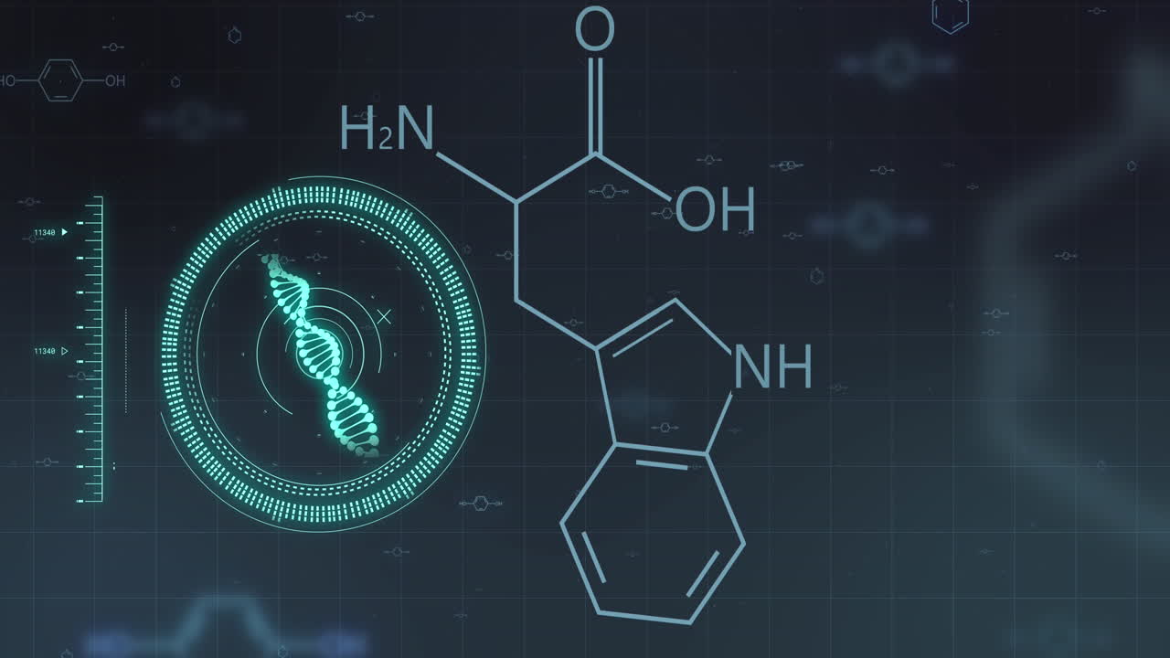 원형 스캐너에 대한 요소 구조 검은색에 대한 dna 데이터를 처리
