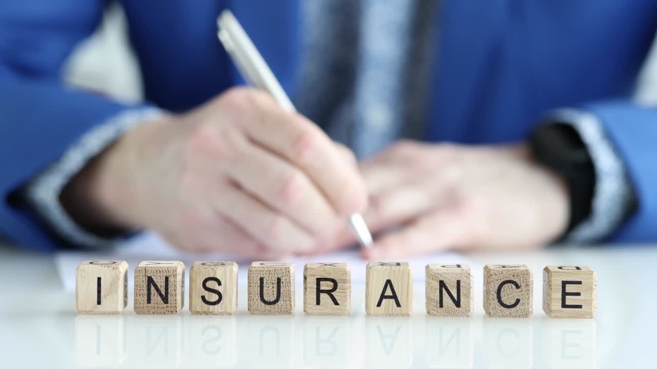 Application for real estate or health insurance.