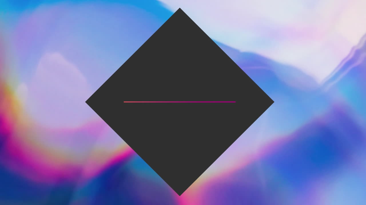 animación de formas en movimiento sobre fondo azul