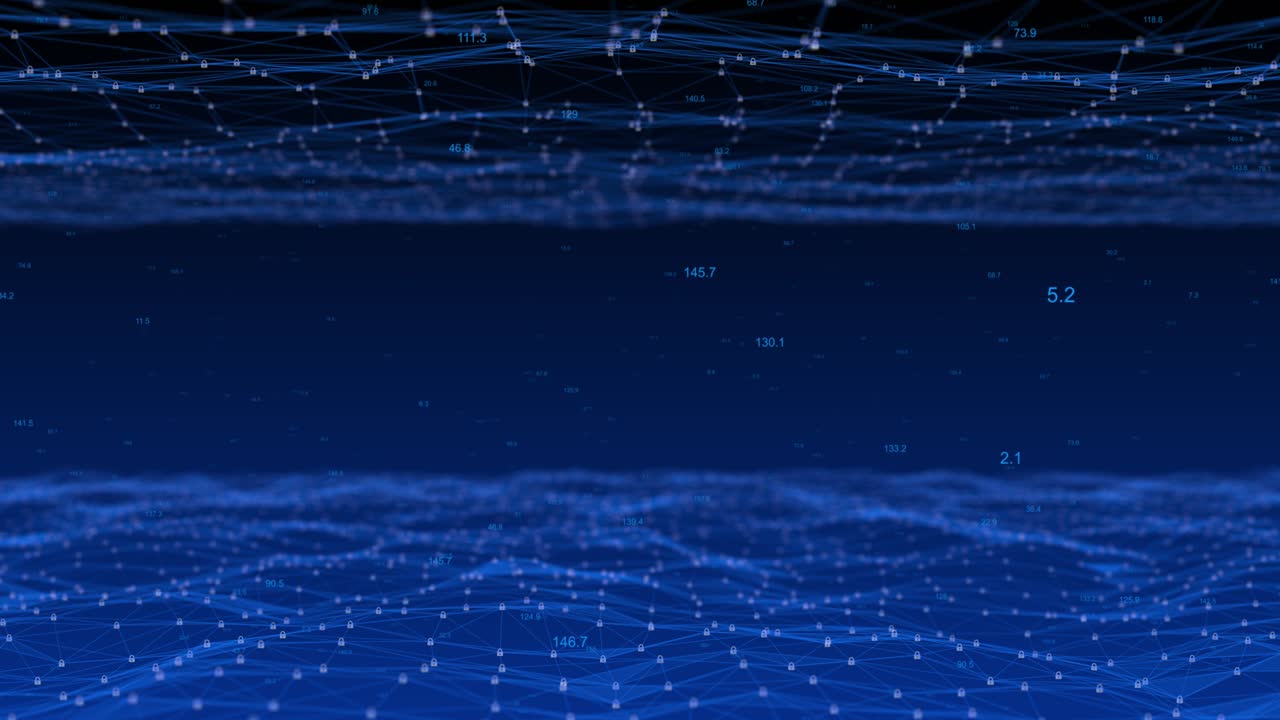 Abstract Digital Network Background