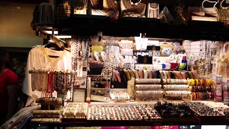 vibrant display of jewelry and accessories