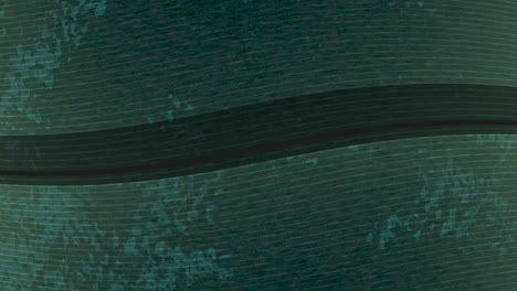 pintura abstracta con pinceladas verdes vibrantes