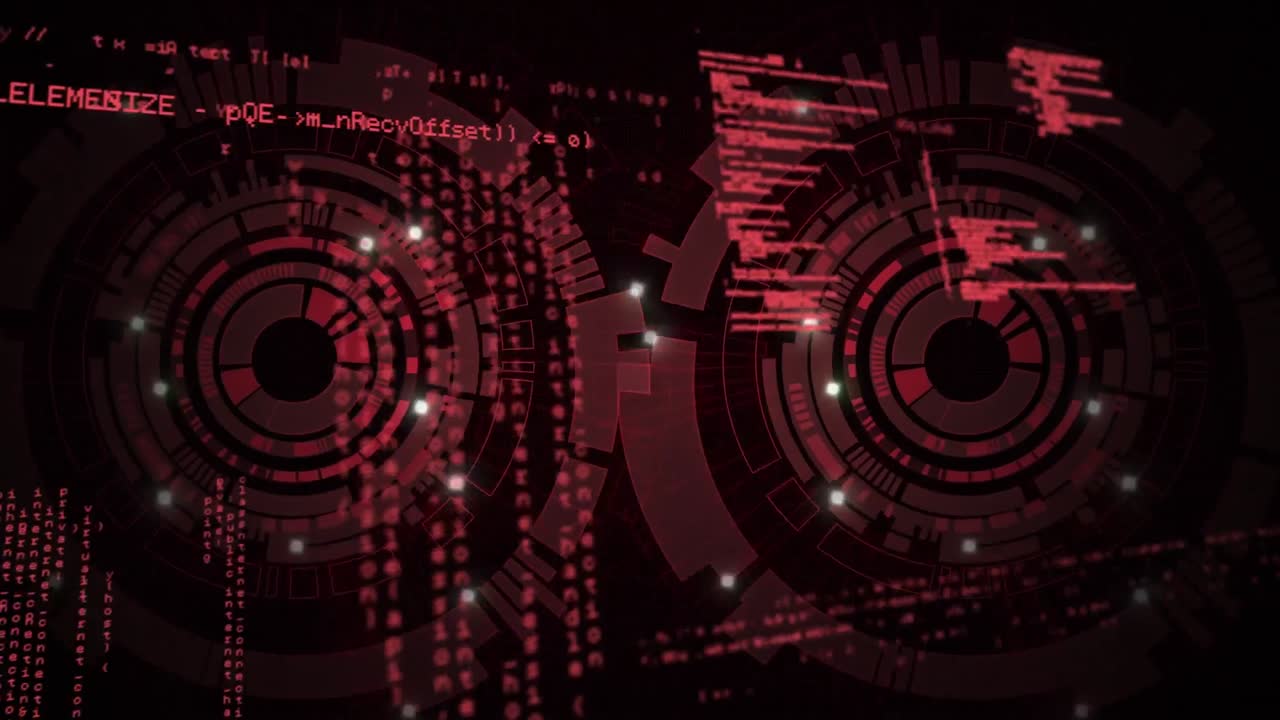 Animation of data processing over scopes scanning