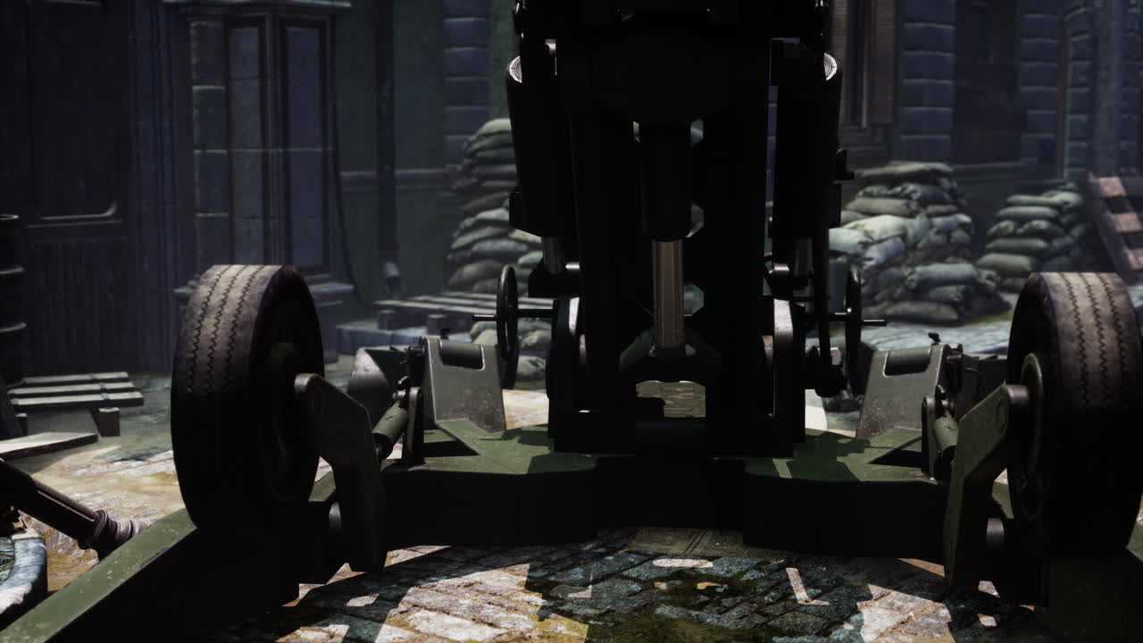 도시에서 대포 총