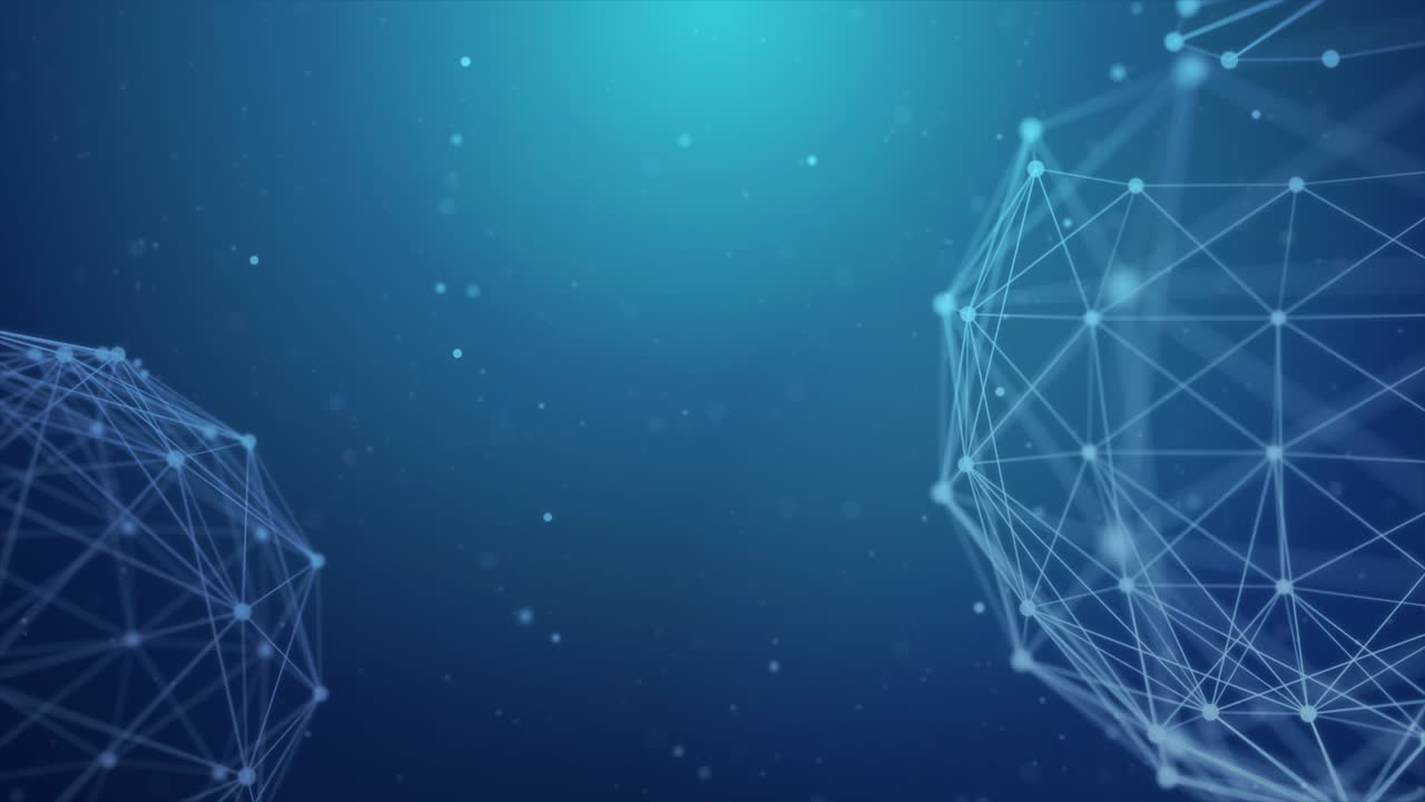 176 earth globe rotating with plexus global digital connections network and exchange of data on the