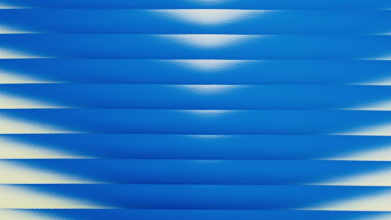 Blue and White Horizontal Blinds