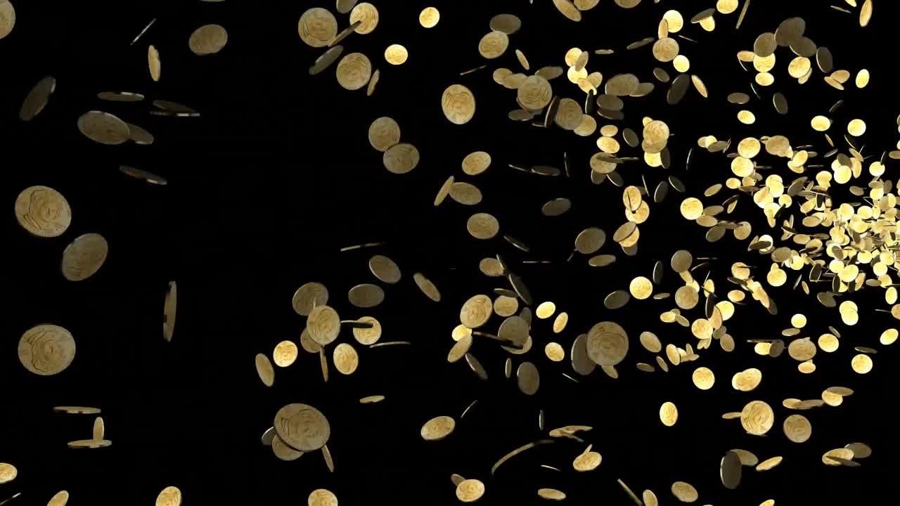 3dコインが落ちる