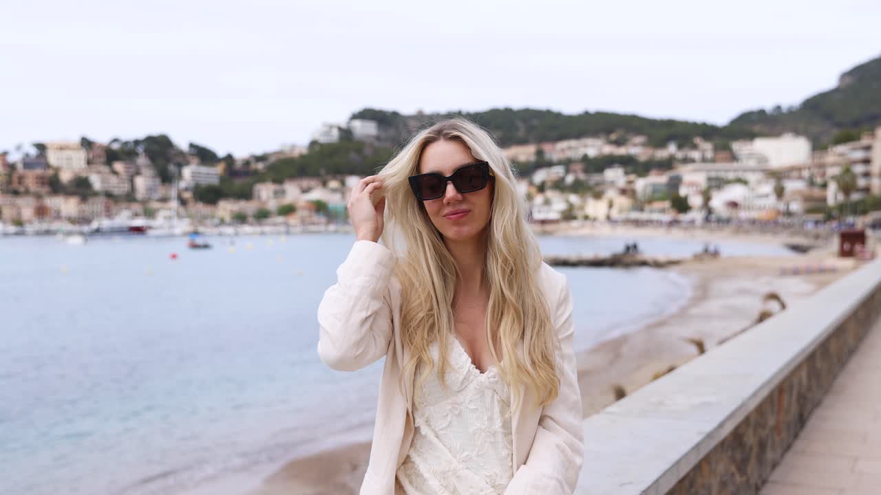 Beautiful Woman Modelling In Mallorca, Spain