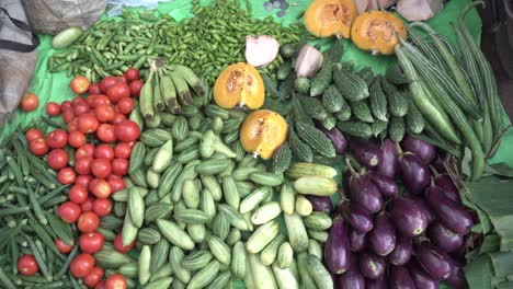 variety of rock vegetable sale on market