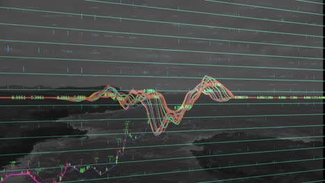 Animation-Der-Datenverarbeitung-über-Roter-Welle