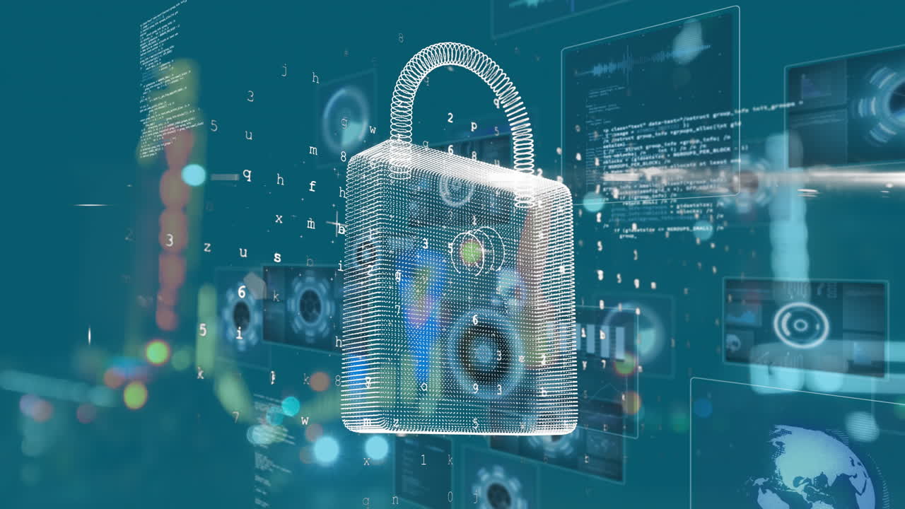 animación del candado y procesamiento de datos sobre la carretera