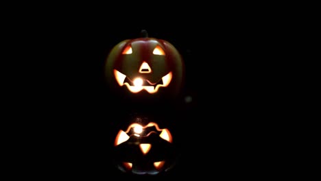 jack o linterna de halloween con bucle