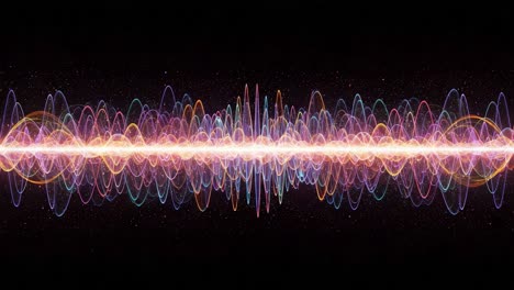 an in-depth look at sound waves: a vivid visualization of vibrations and frequencies to understand the nature of audio dynamics and musical expressions