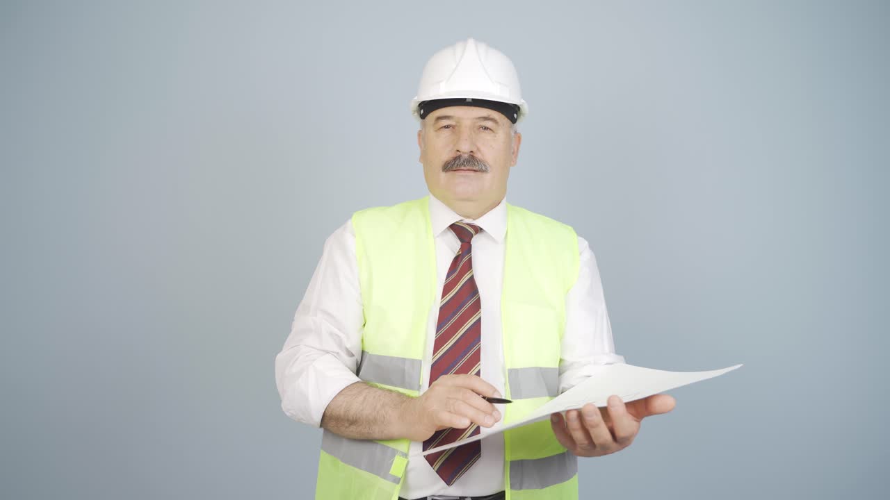 el ingeniero aprueba las noticias que escuchó.