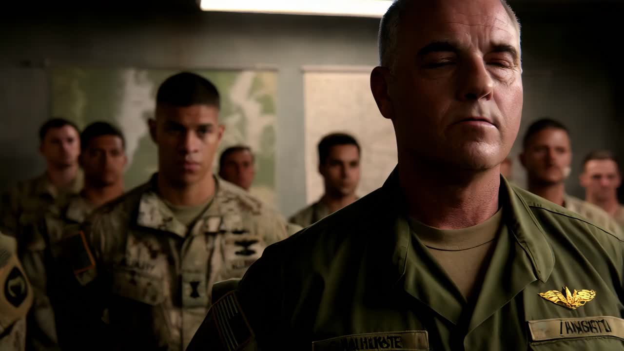 personal militar en uniforme