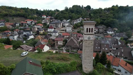 clock tower in village