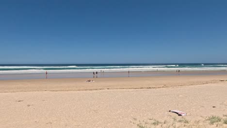 people enjoying a sunny day at the beach