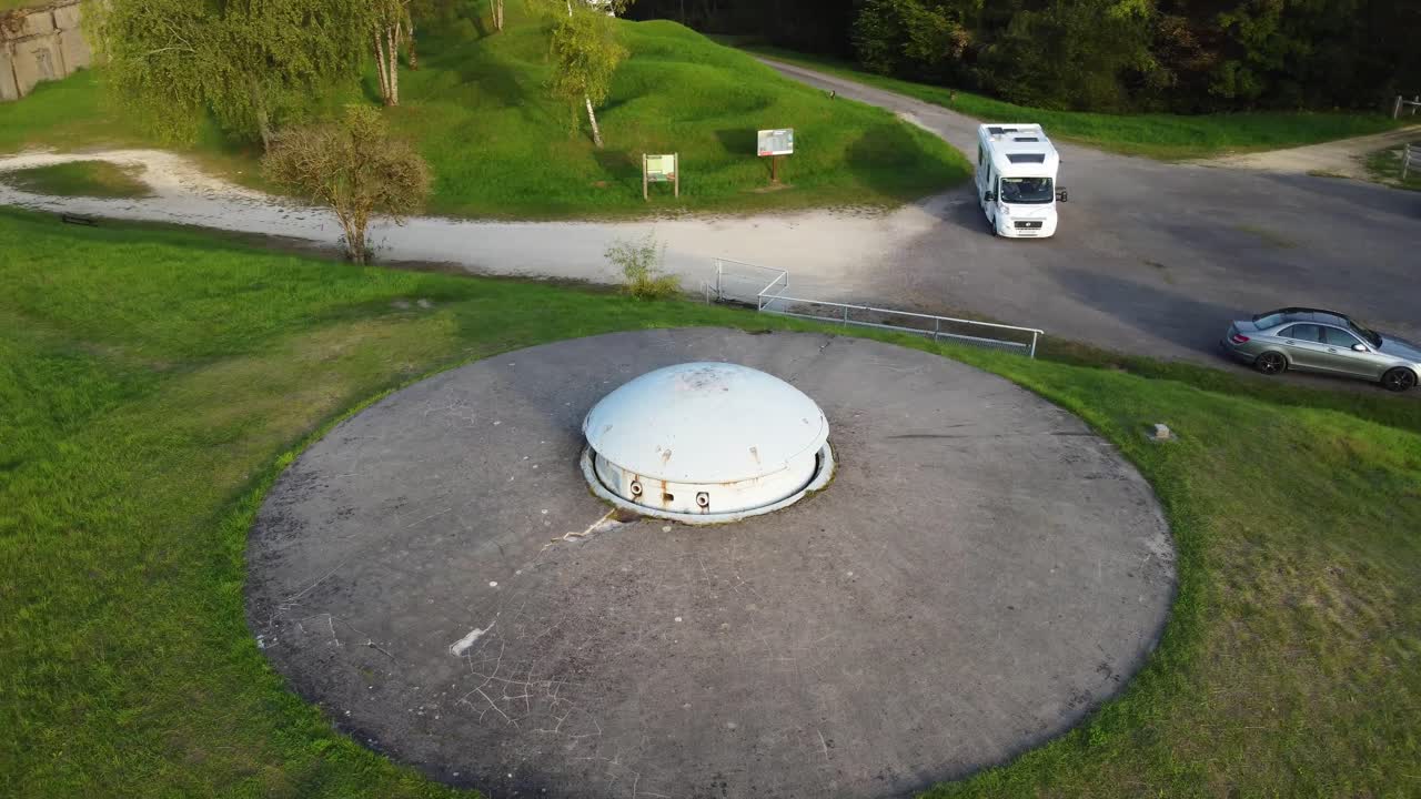 Spiral around fort turret Verdun