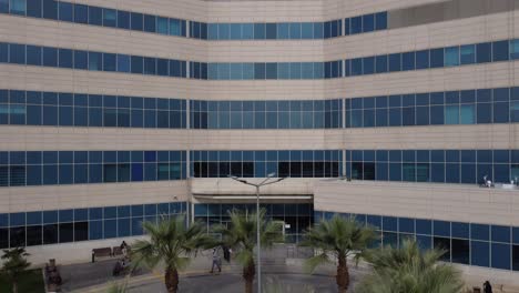 Drone-View-Of-Maternity-Hospital-Entrance