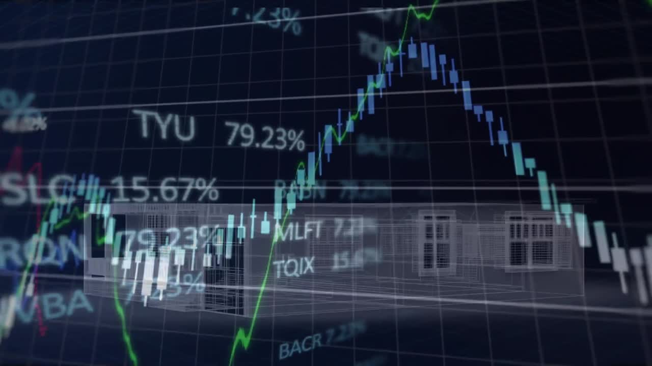 Animasjon av databehandling over et hus.