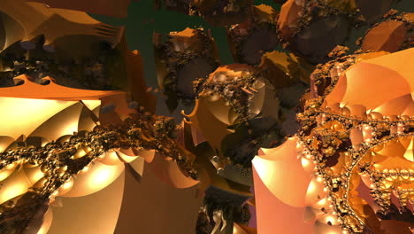 orange 3d fractal world