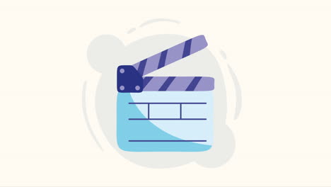 production movie clapperboard film animation